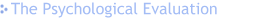 The Psychological Evaluation